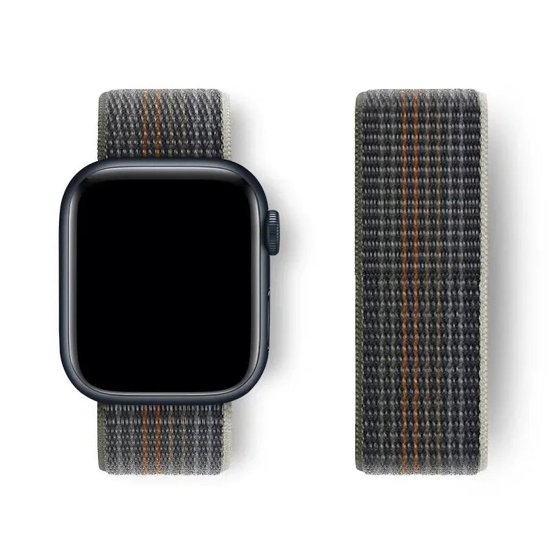 Sport Loop Strap for Apple Watch Band 40mm–49mm – Compatible with Series 3–10, SE & Ultra Adjustable Bracelet