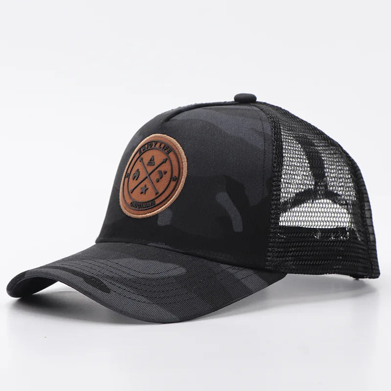 Unisex Cotton Mesh Trucker Hat - Multi Color Casual Summer Baseball Cap for Men & Women