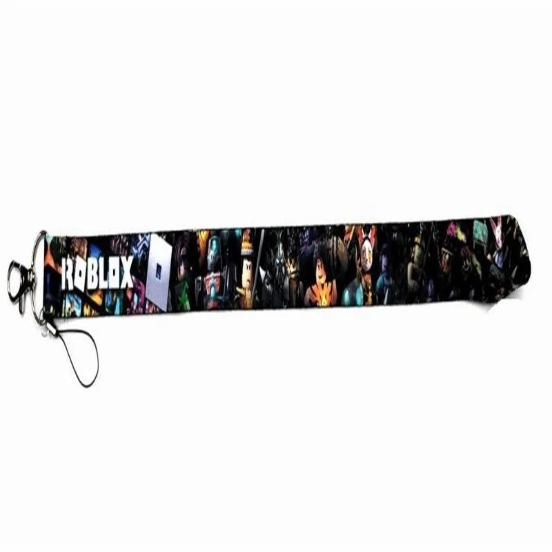 Roblox Mobile Phone Lanyard – Card Holder Key Accessory, Student Bus Card Anti-Loss Hard Shell Case, Decorative Item