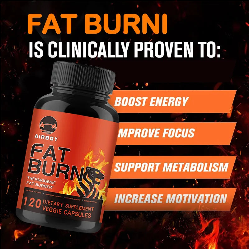 Burn-XT Fat Burner – Metabolism Booster, Energy Enhancer & Appetite Suppressant Weight Management Supplement for Fat Burning Support