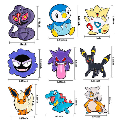 Cartoon Gengar Enamel Pins – Cute Lapel Brooches for Women, Men & Kids, Backpack & Shirt Accessories Gift