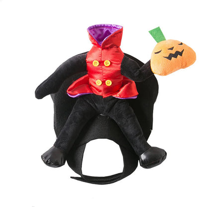 Halloween Horse Riding Pet Costume - Creative Dog & Cat Party Cosplay Accessory