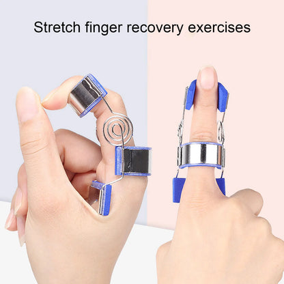 Spring Finger Splint — Adjustable Extension Training Aid for Finger Sprain Rehabilitation