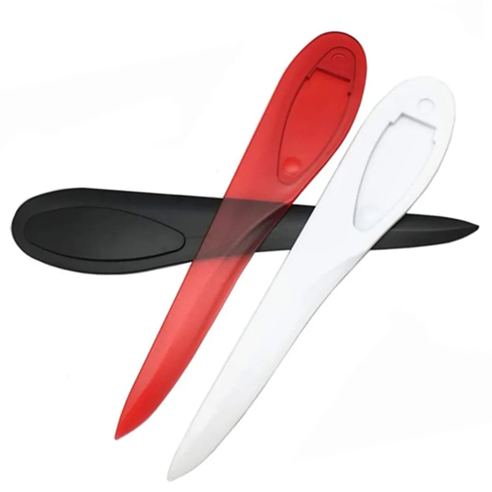 Plastic Handle Crease Sewing Tool - DIY Sewing Marker with Long Handle, Letter Opener Tip Tuner, Sewing Accessories ( 1 Pack )