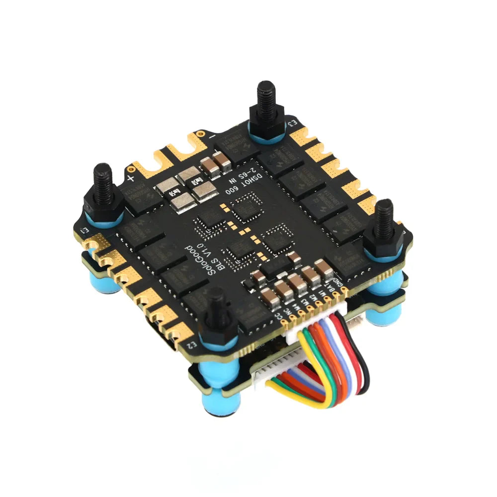 SoloGood F722 Flight Controller & BLHELI_S 60A 4-in-1 ESC Stack – FPV Drone Parts Kit