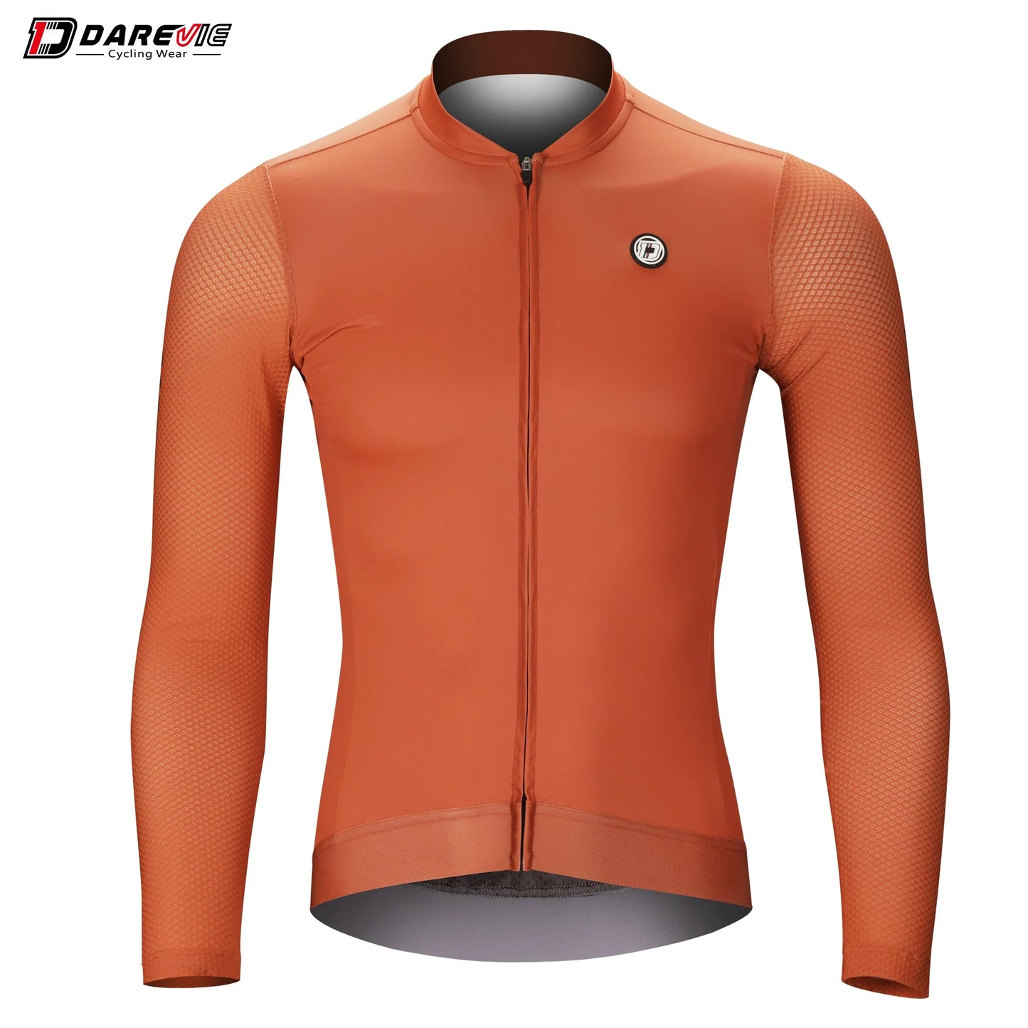 DAREVIE Long Sleeve Cycling Jersey — Pro Aero Slim Fit with 3D Bubble Mesh for Men & Women