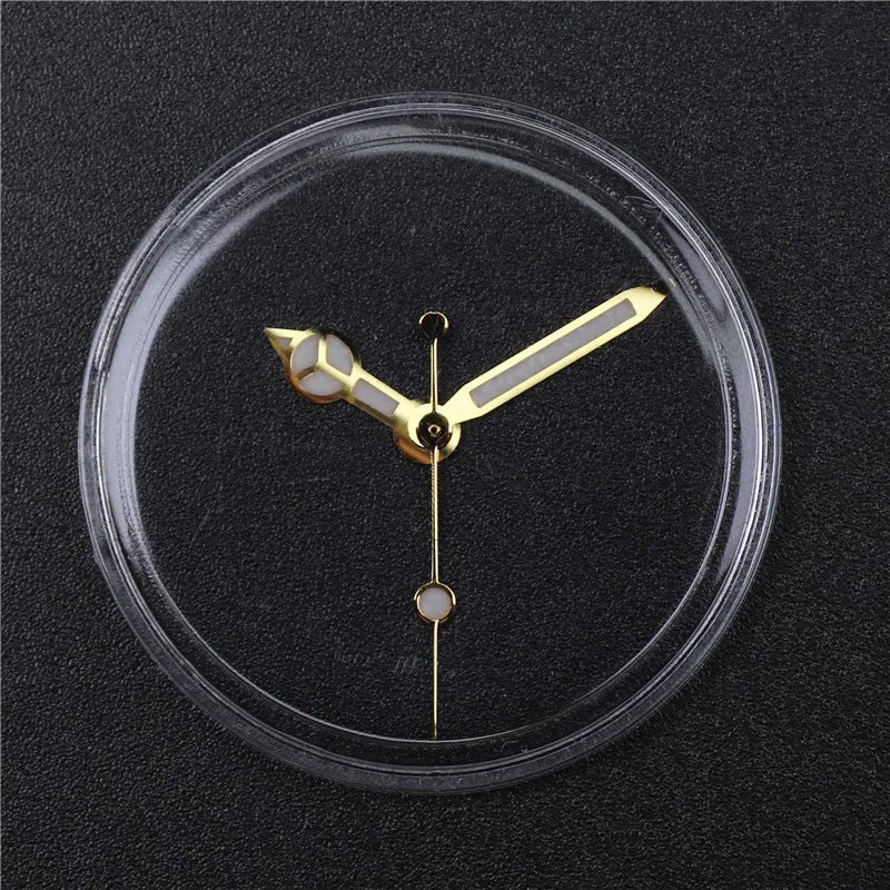 High-Quality Watch Hands – Polished Silver 12.5×12×8mm, C3 & BGW9 Green/Blue Luminous for NH35, NH36, NH34 Movements