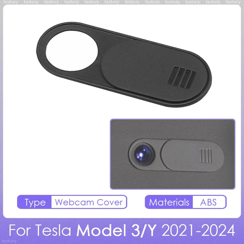 Tesla Model Y/3 Center Console Storage Box – Hidden Organizer Tray & Webcam Cover (2021–2024 Accessories)