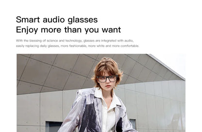 2025 Smart Glasses M01 – Bluetooth Sunglasses with Polarized, Blue Light Filtering Lenses, Waterproof for Men