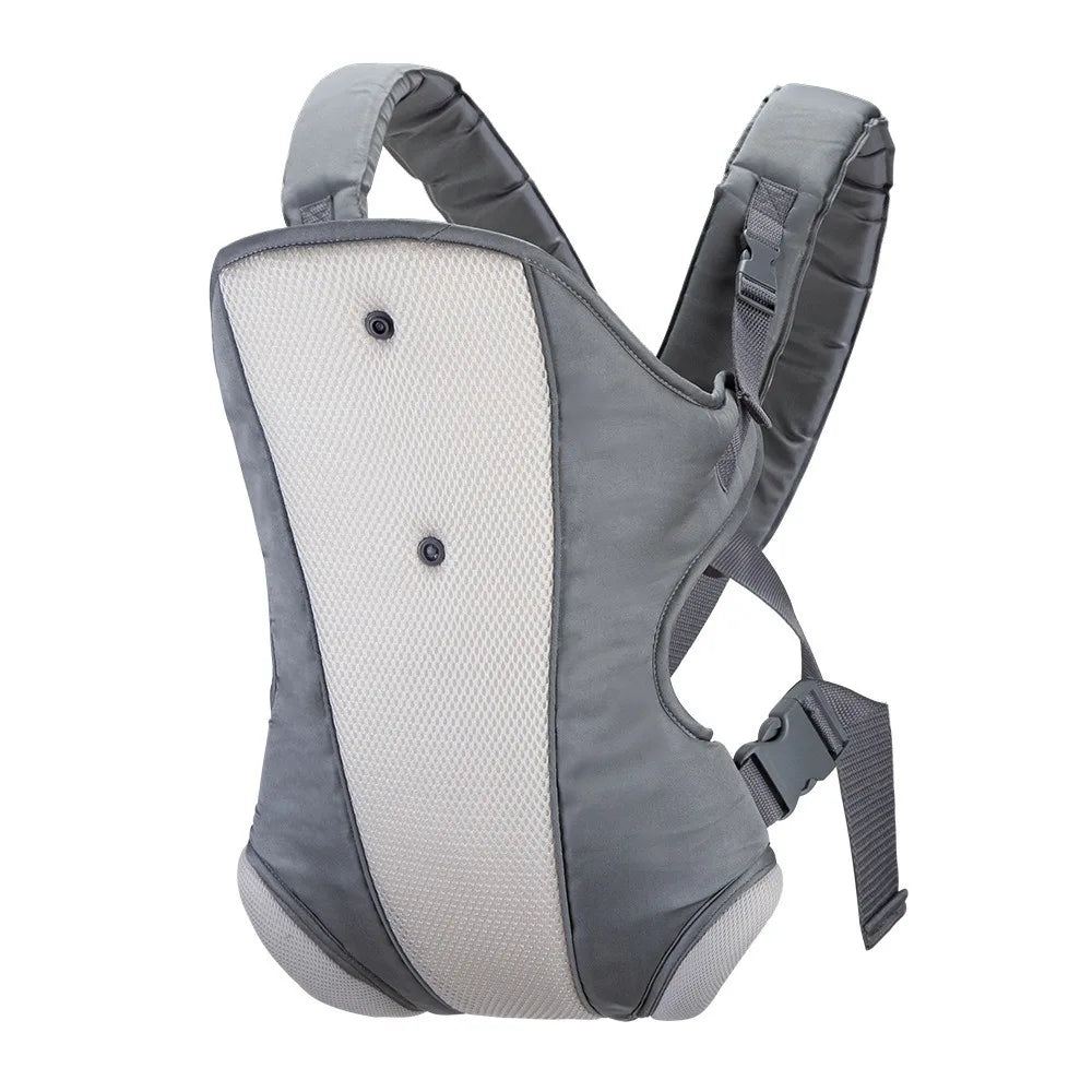 4-in-1 Ergonomic Baby Carrier with Hip Seat - Adjustable Newborn Kangaroo Wrap Breathable Front-Facing Baby Backpack