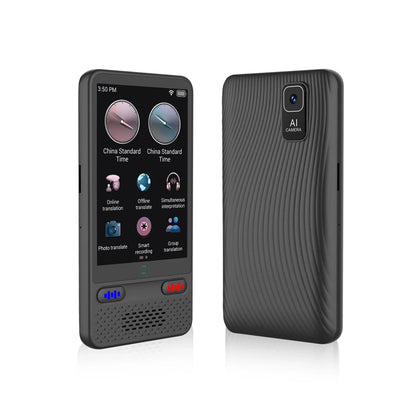 AI Language Translator Device – 138 Languages Two-Way Real-Time Voice Translation with ChatGPT Support for Travel & Business