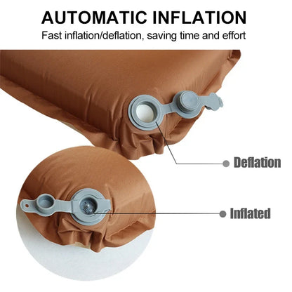 Westtune Self Inflating Camping Pillow - 3D Ultralight Portable Travel Sleeping Neck Pillow for Outdoor Adventures