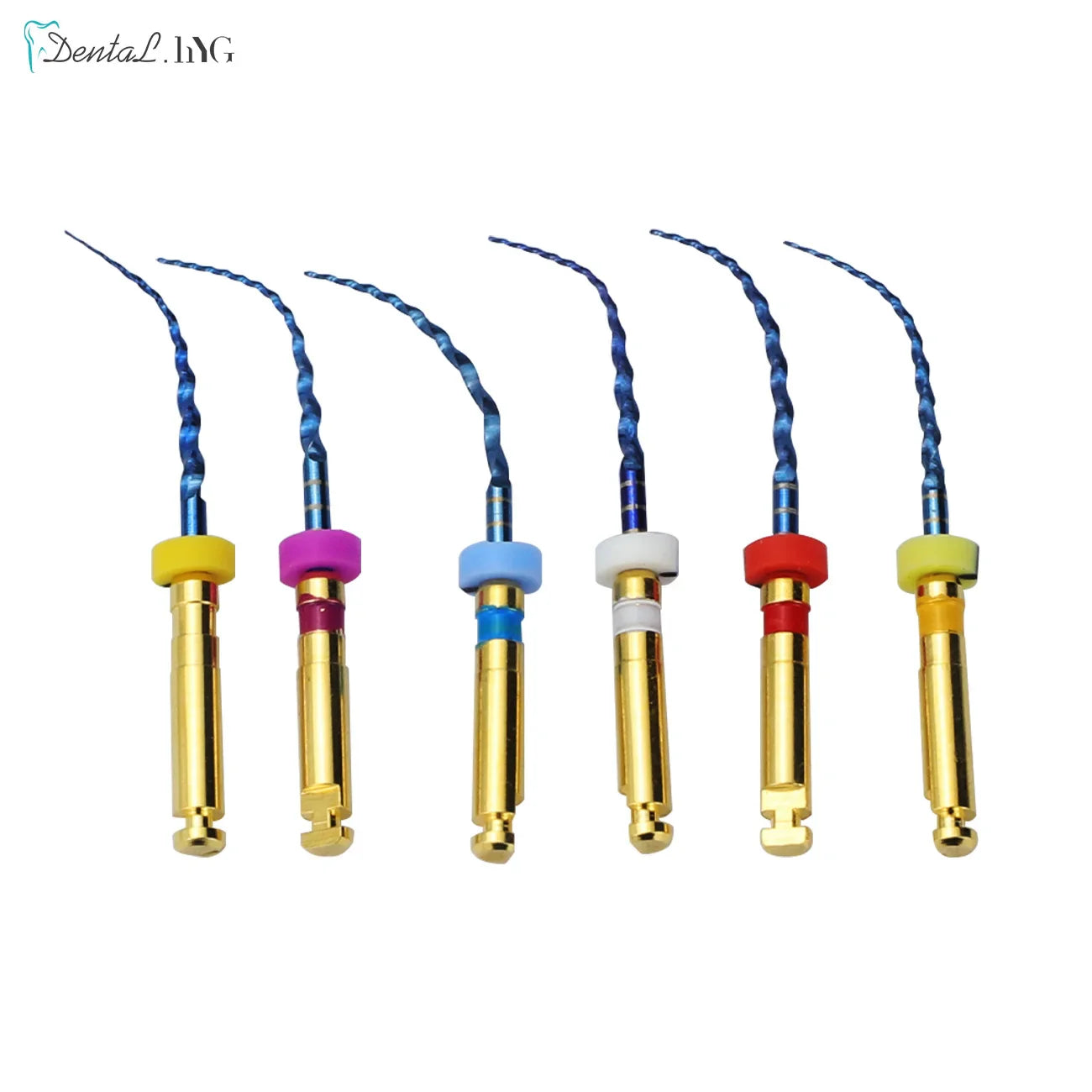 Dental SX-F3 Blue Nitinol Rotary Files – Endodontic Root Canal Engine Tool for Dentistry