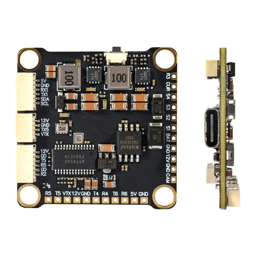 9IMOD F722 Flight Stack – F722 Flight Controller with 55A/60A ESC, 3-6S LiPo, ICM42688 Gyro for FPV Racing Drone