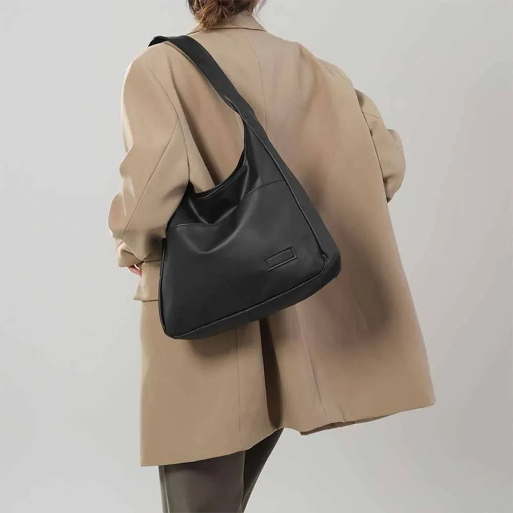 Fashionable Minimalist Retro Shoulder Bag – Large Capacity Handbag & Casual Commuting Tote Bag
