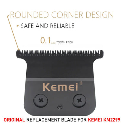 Original Replacement Blade for Kemei KM-2299 Clipper - Professional Hair Trimmer Cutting Knife Head, Parts & Accessories