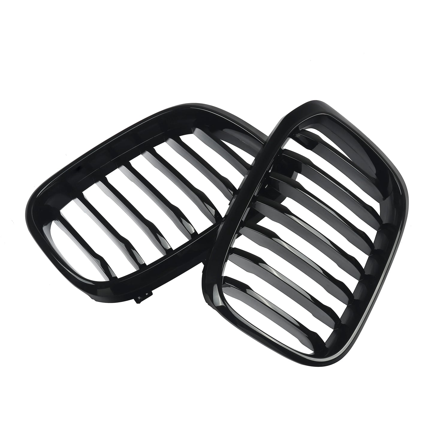 MagicKit Front Bumper Grill for BMW X3 X3M G01 & X4 G02 (2018-2020) — Gloss Black Single Slat Sport Style Replacement