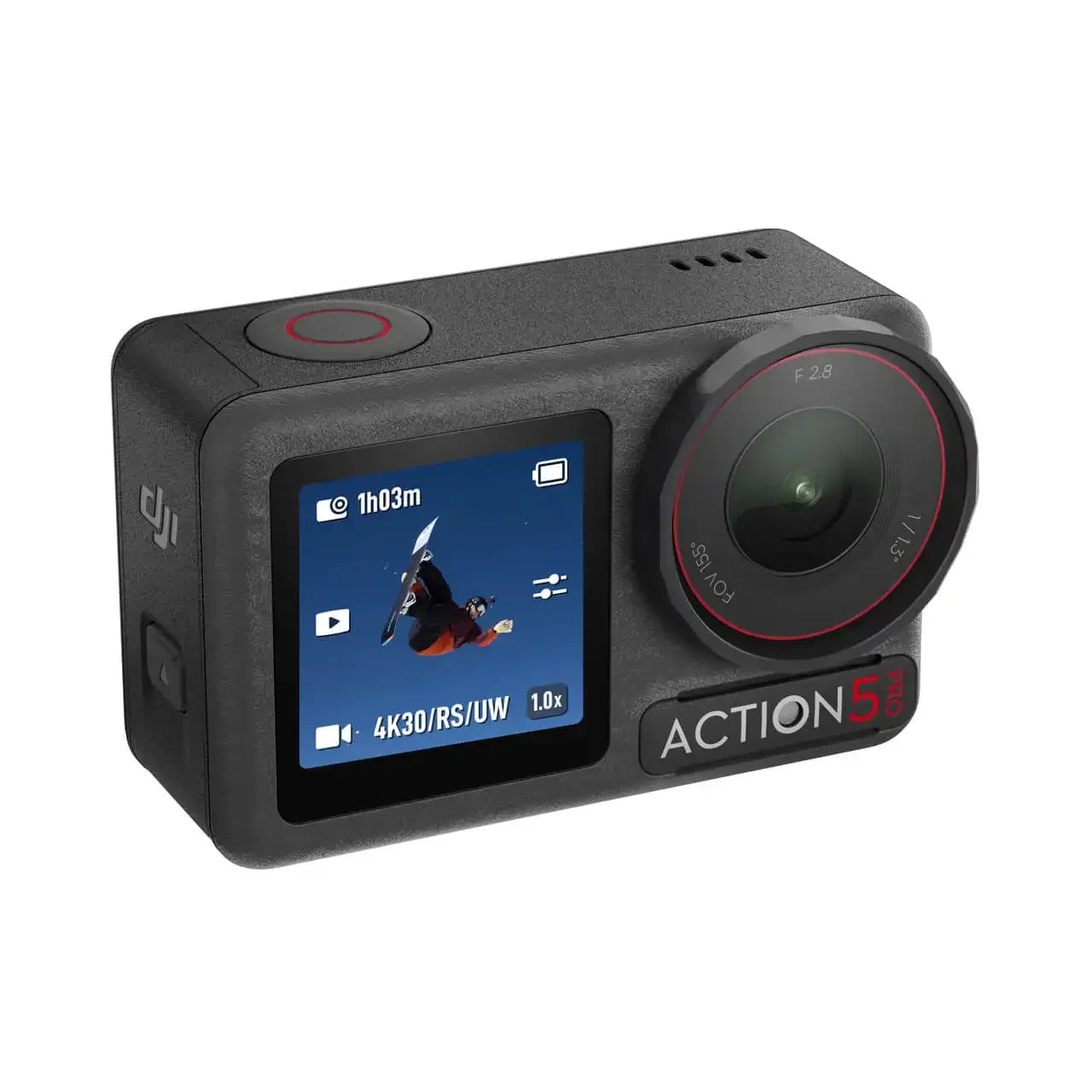DJI Osmo Action 5 Pro – 4K Camera with 1/1.3" Sensor, 4-Hour Battery, 360° HorizonSteady & Robust Stabilization