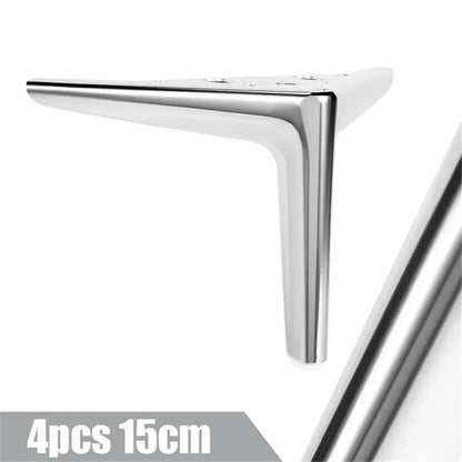 4Pcs Metal Furniture Legs – Heavy-Duty Feet for TV Stand, Sofa, Cabinet & Table, 800KG Load Capacity