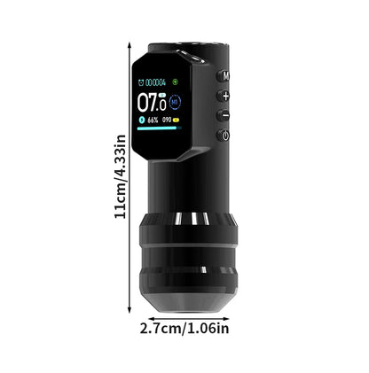 YILONG Wireless Tattoo Pen — Large Color Screen Digital Display | Permanent Makeup Tattoo Machine with 1500mAh Power Tattoo Gun