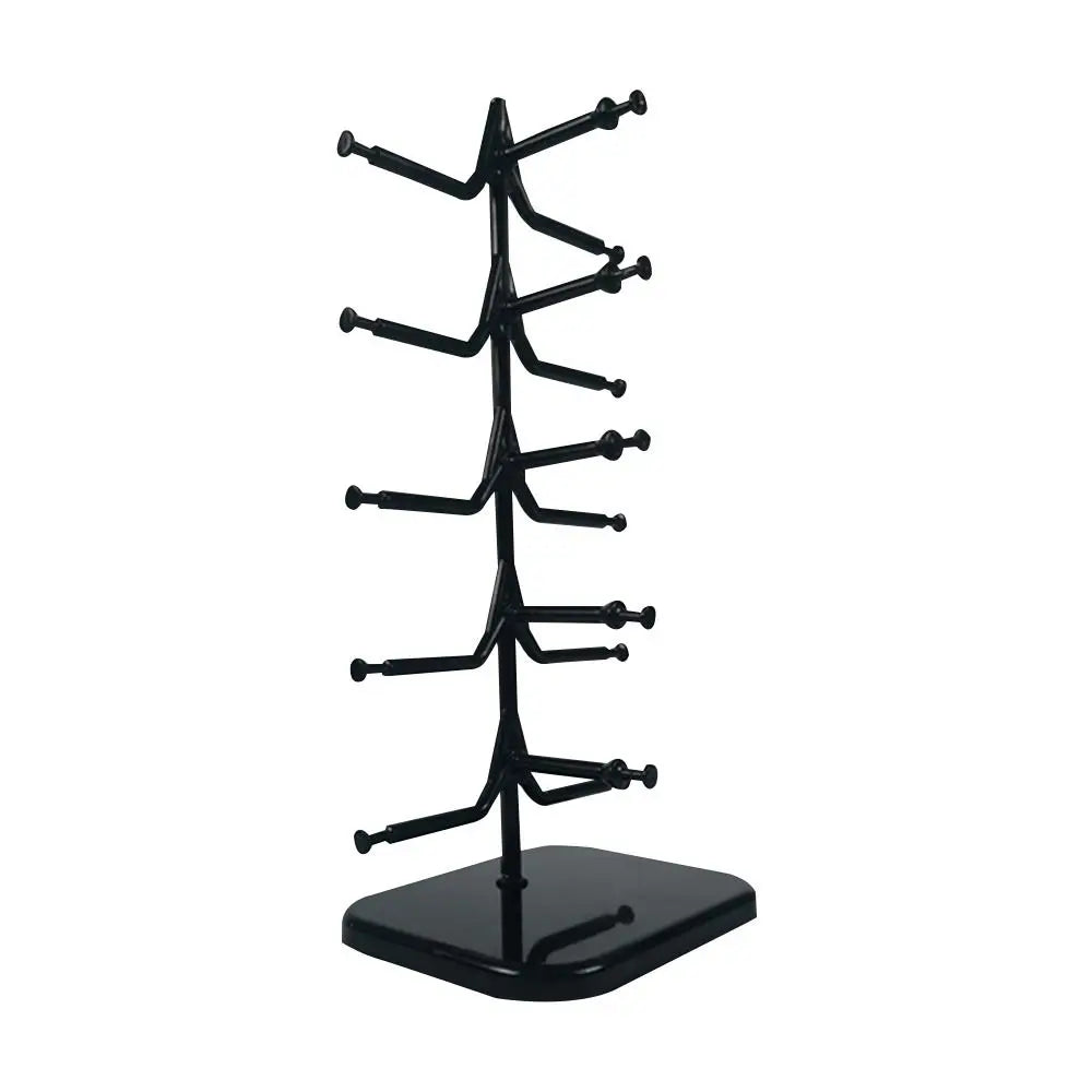 5/10 Pairs Glasses Display Stand – 5-Layer Sunglasses & Eyewear Organizer Rack, Space-Saving Frame Holder Tray