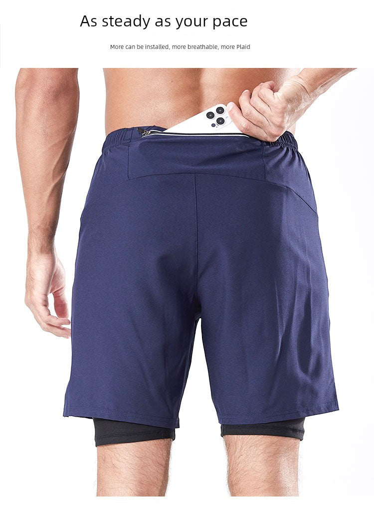 Dingsheng Marathon Training Shorts – Phone-Friendly Lining for Comfortable Running
