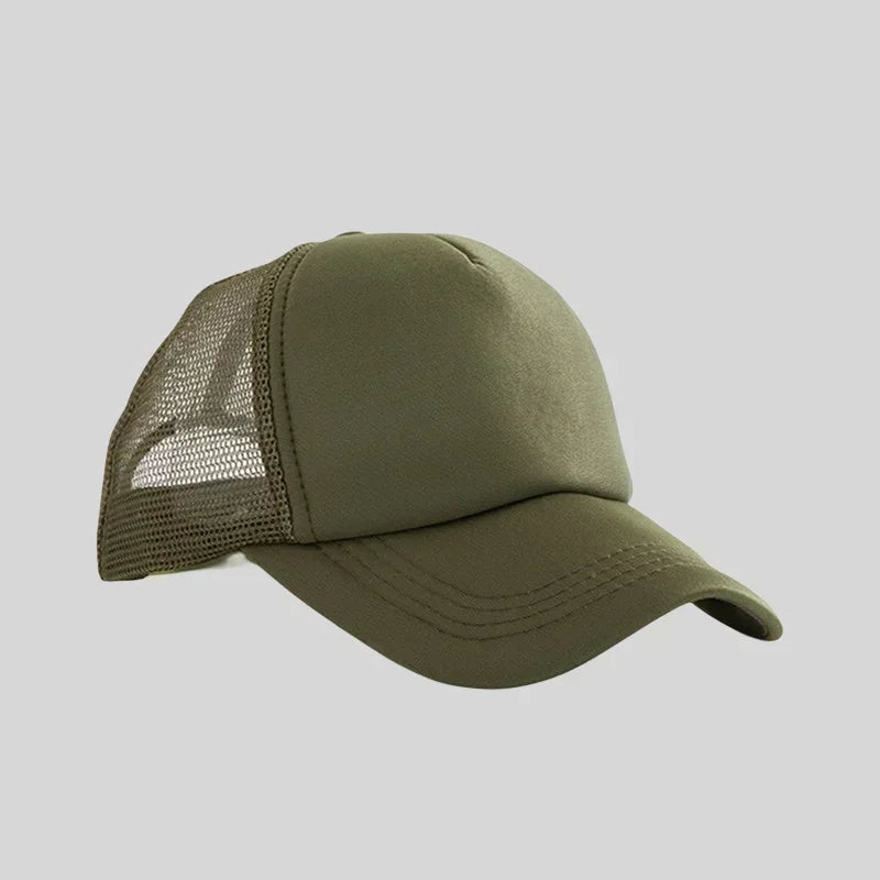 Personalized Logo Trucker Hats - Custom Foam Mesh Baseball Caps for Men & Women, Snapback Sun Hats