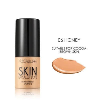 Focallure Liquid Foundation Cream — Full Coverage, Oil-Control Moisturizing Base & Concealer for Women