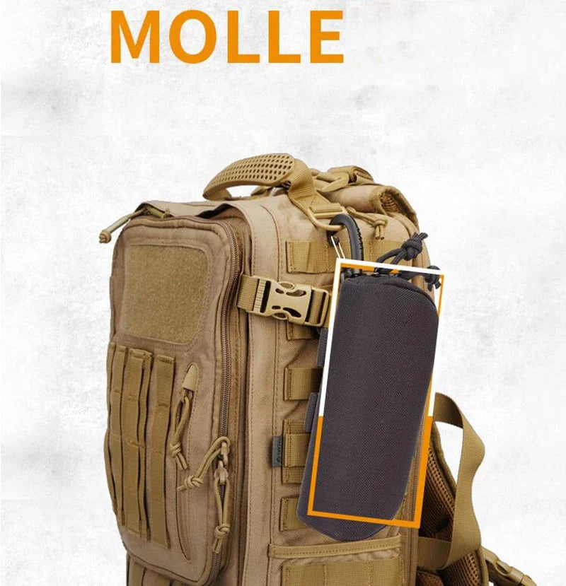 Tactical MOLLE Shockproof Eyeglass Case – Portable 1000D Nylon Protective Hunting Sunglasses Box