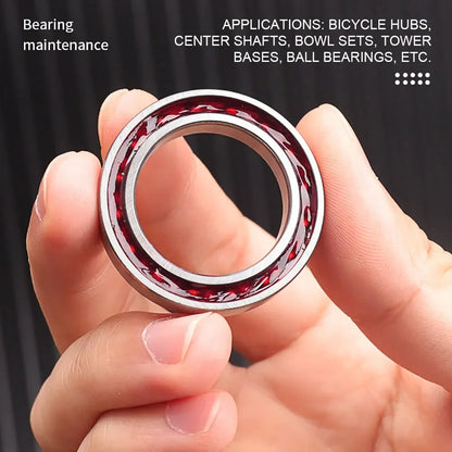 Bicycle Aluminum Grease Gun - Aluminum Alloy MTB Bike Ball Bearing Hub Syringe, Oil Lubricant Cycling Repair Tool