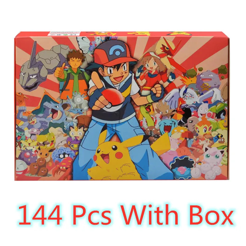 144-Style Pokémon Pikachu Action Figure Toy - Anime Collectible Model & Decorative Gift