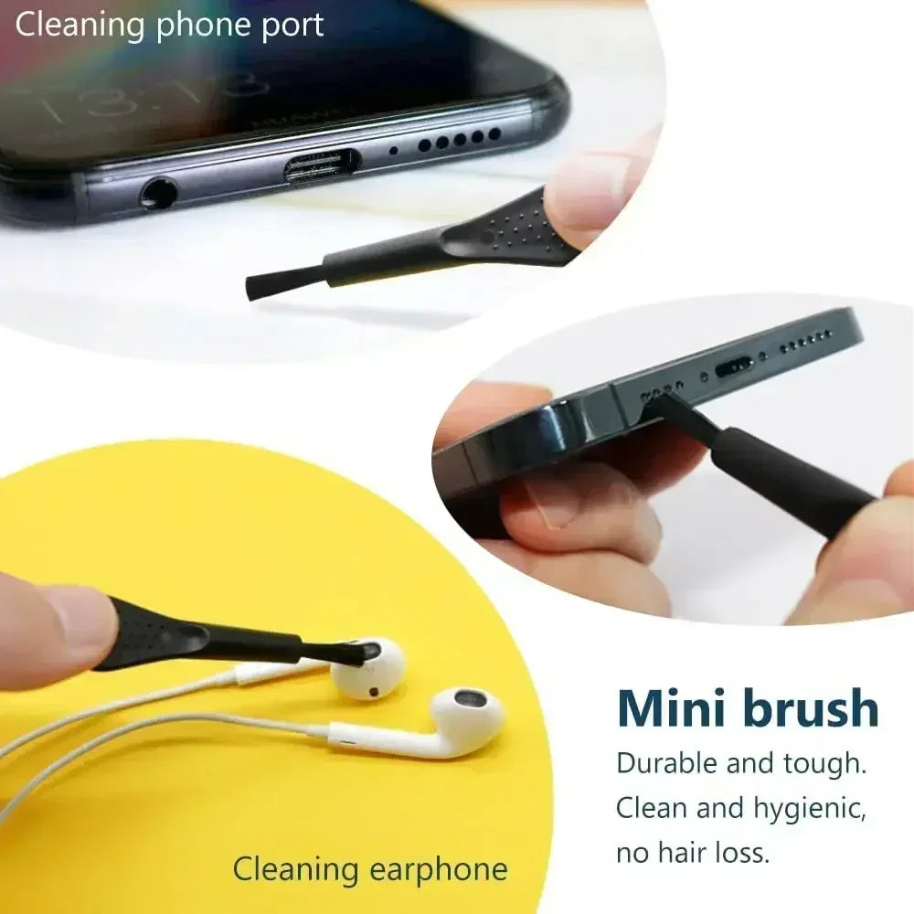 Phone Cleaning Kit - Speaker & Charging Port Dust Removal Brush for iPhone, Samsung & Xiaomi