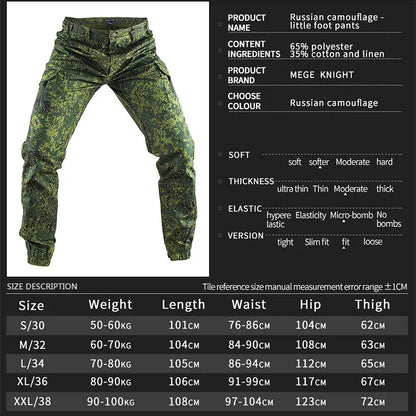 Mege Tactical Joggers - Lightweight Ripstop Cargo Pants for Outdoor, Working, Hiking, and Men's Streetwear