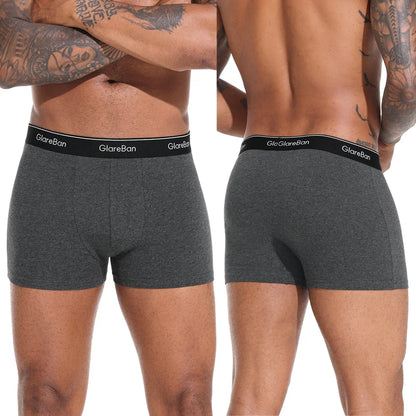 5-Pack Men’s Cotton Boxer Briefs – Soft Breathable Underwear Shorts for Men, Comfortable Luxury Stretch Boxer Shorts Set