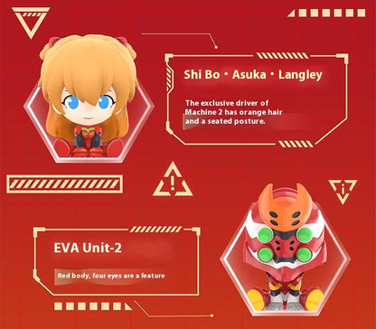 Evangelion Mini Sitting Series Blind Box – Anime Figure Collectible Decoration & Custom Gift