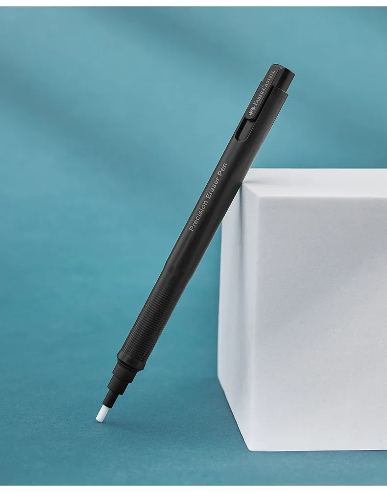 Faber-Castell Precision Tip Pen-Style Eraser – 2.5mm Refillable Retractable