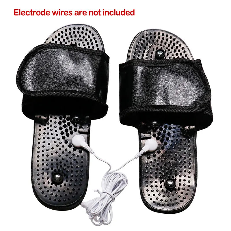 Foot Massage Slippers — Reflexology TENS & EMS Acupuncture Therapy for Feet Relaxation and Body Massage
