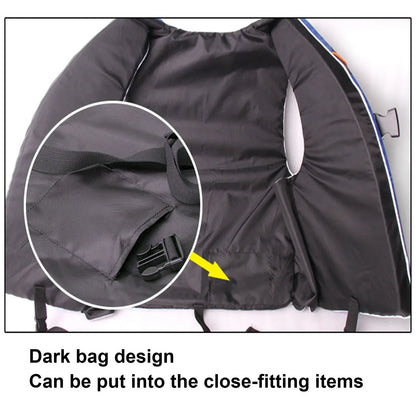 Adults Life Jacket Aid Vest – Buoyancy for Kayak, Skiing, Fishing, and Watersports, Perfect for Boating & Surfing