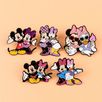 Cartoon Movie Enamel Lapel Pins — Lion, Cat & Duck Brooches for Backpacks, Clothes, DIY Metal Badge Jewelry Accessories