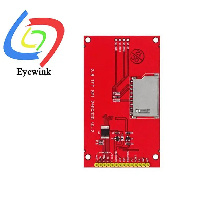 2.4/2.8 Inch SPI TFT Touch Display - ILI9341 240×320 LCD Module for DIY Electronics Projects