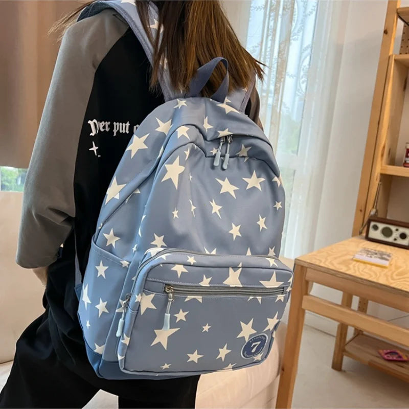 Star Laptop Backpack 17 Inch | Cute Travel & College Bag for Women, Men, Students, Back to School Bookbag