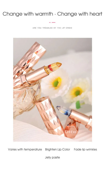 Jelly Color-Changing Lipstick – Warm, Long-Lasting Moisturizing Lip Balm That Won’t Smudge