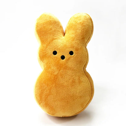 15cm Peep Bunny Plush Toy – Soft Stuffed Rabbit Doll with Star Carrot for Easter & Room Decor Gift