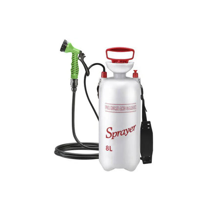 4/8L Portable Shower for Camping - Outdoor Shower with 3m Hose, Multi-Function Sprayer for Traveling, Hiking, Car Wash, and Irrigation