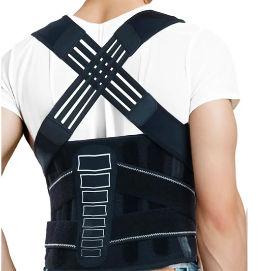 Posture Corrector for Men & Women — Adjustable Shoulder Brace & Back Straightener for Middle & Upper Spine Support