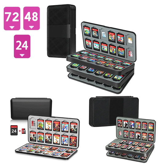Nintendo Switch Game Card Storage Case – 96/72/48 Slot Holder for Switch, Lite & OLED