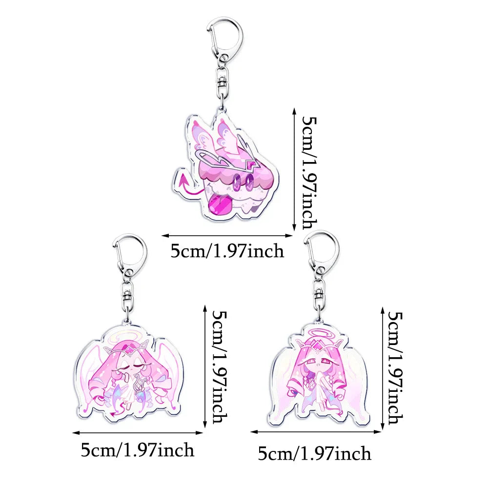 Sweet Cute Cookie Keychains – Rogue One Robot Bag Accessory & Fan Gift Keyring Jewelry