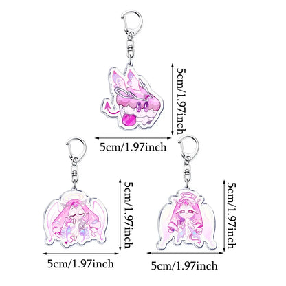 Sweet Cute Cookie Keychains – Rogue One Robot Bag Accessory & Fan Gift Keyring Jewelry