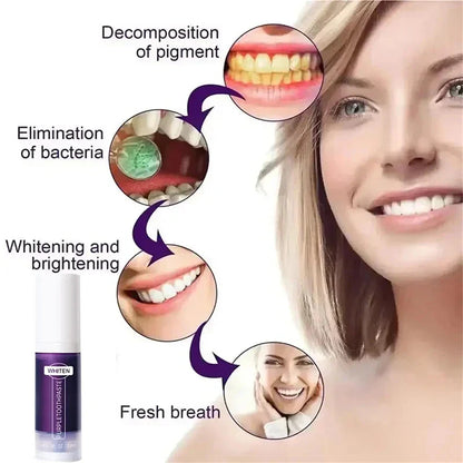 V34 Teeth Whitening Toothpaste – 5D Whitening Stick for Oral Hygiene, Cleaning & Fresh Breath Care