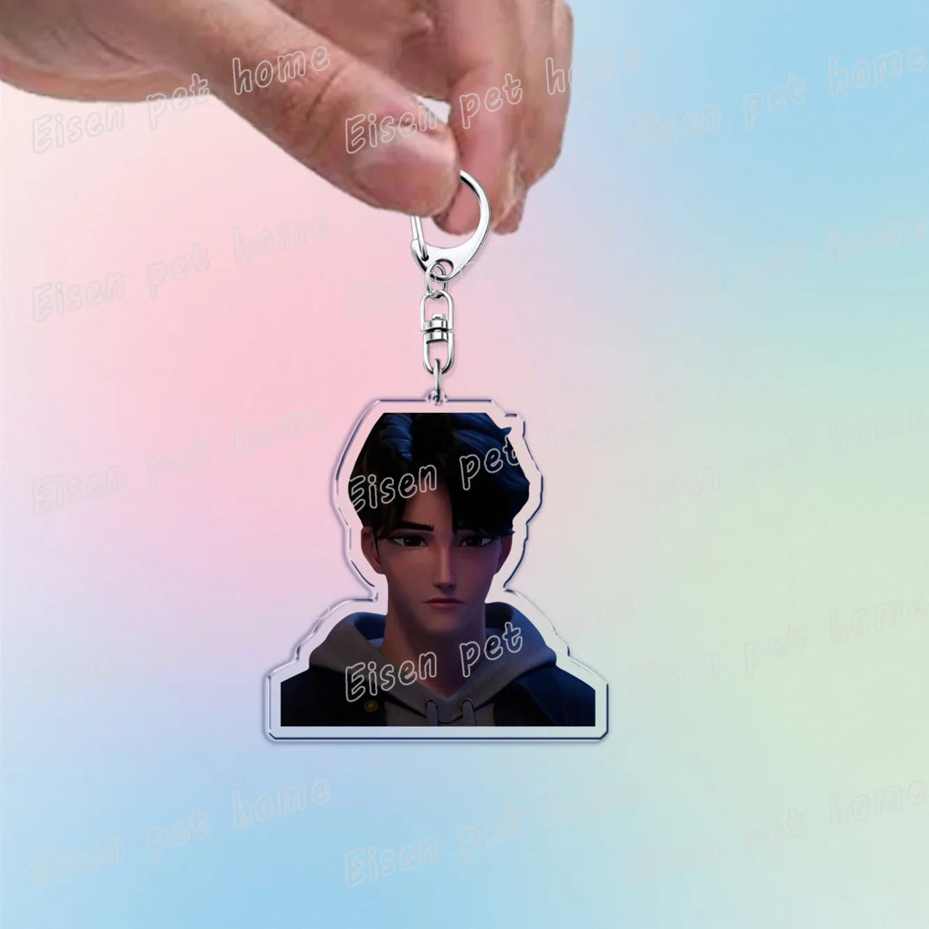 Kpop Demon Hunters Huntrix Saja Boys Keychain Bag Charm Rumi Zoey Jinu Ramen Keyring Fans Gift